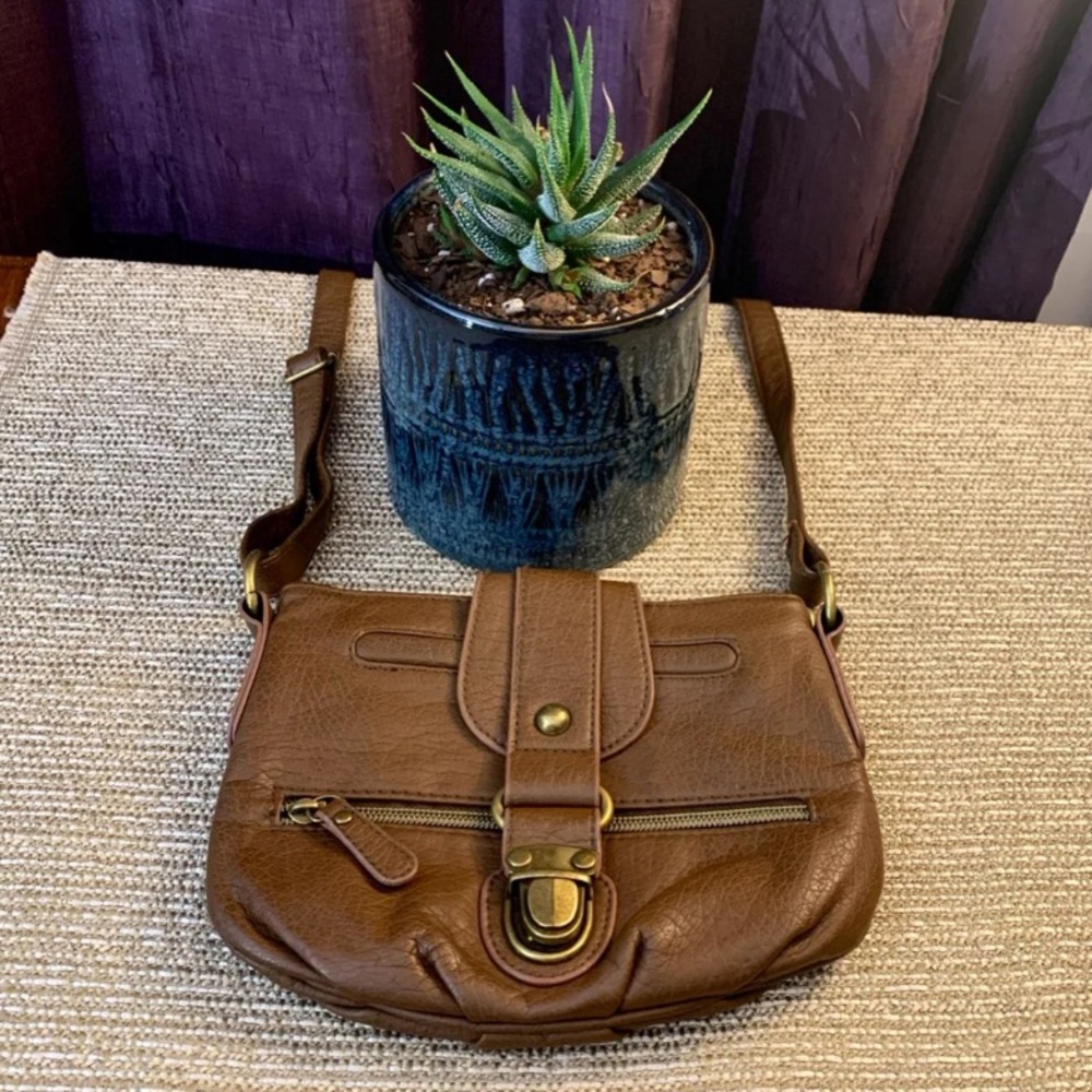 American Eagle Faux Leather Crossbody Bag